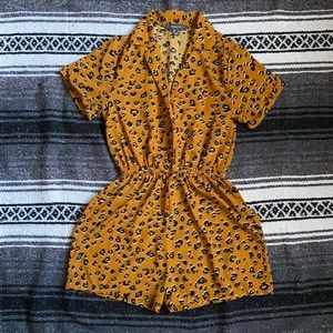 Printed Romper